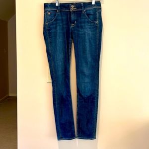Hudson Womens jeans low rise straight leg jeans